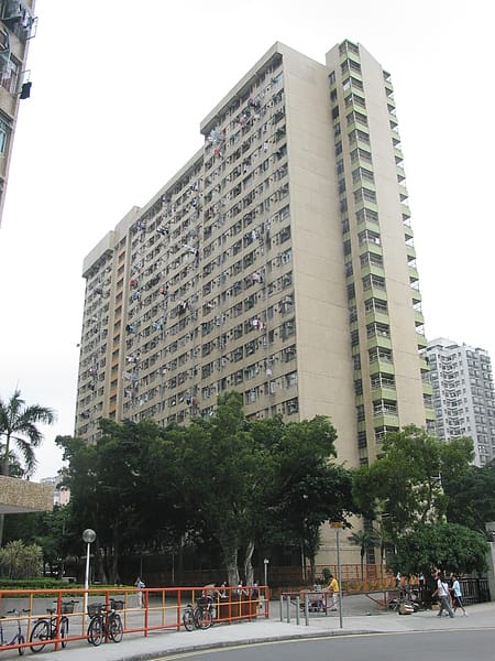大埔墟車站前的住宅大樓 大埔墟車站前的住宅大樓
