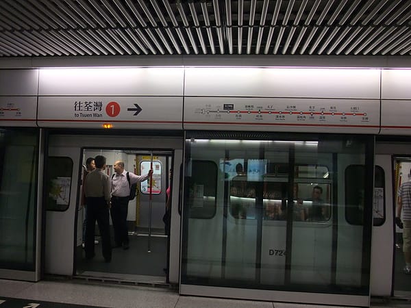 月台路線標示