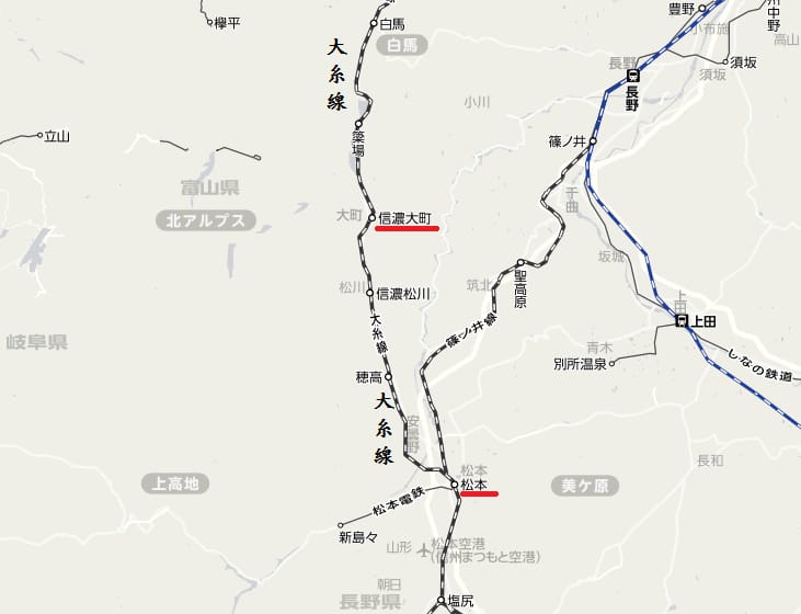 大糸線 大糸線