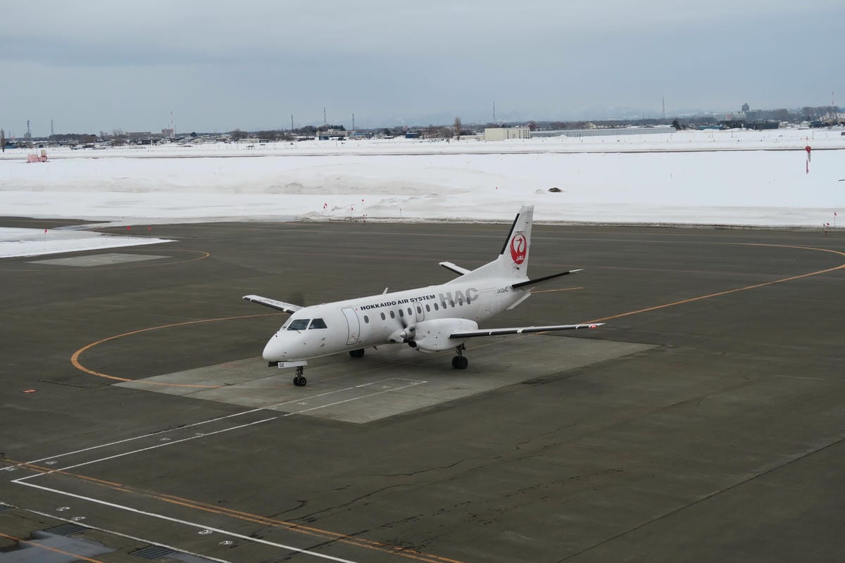【日本】札幌-函館 by 日航SAAB340B ＆ 丘珠空港