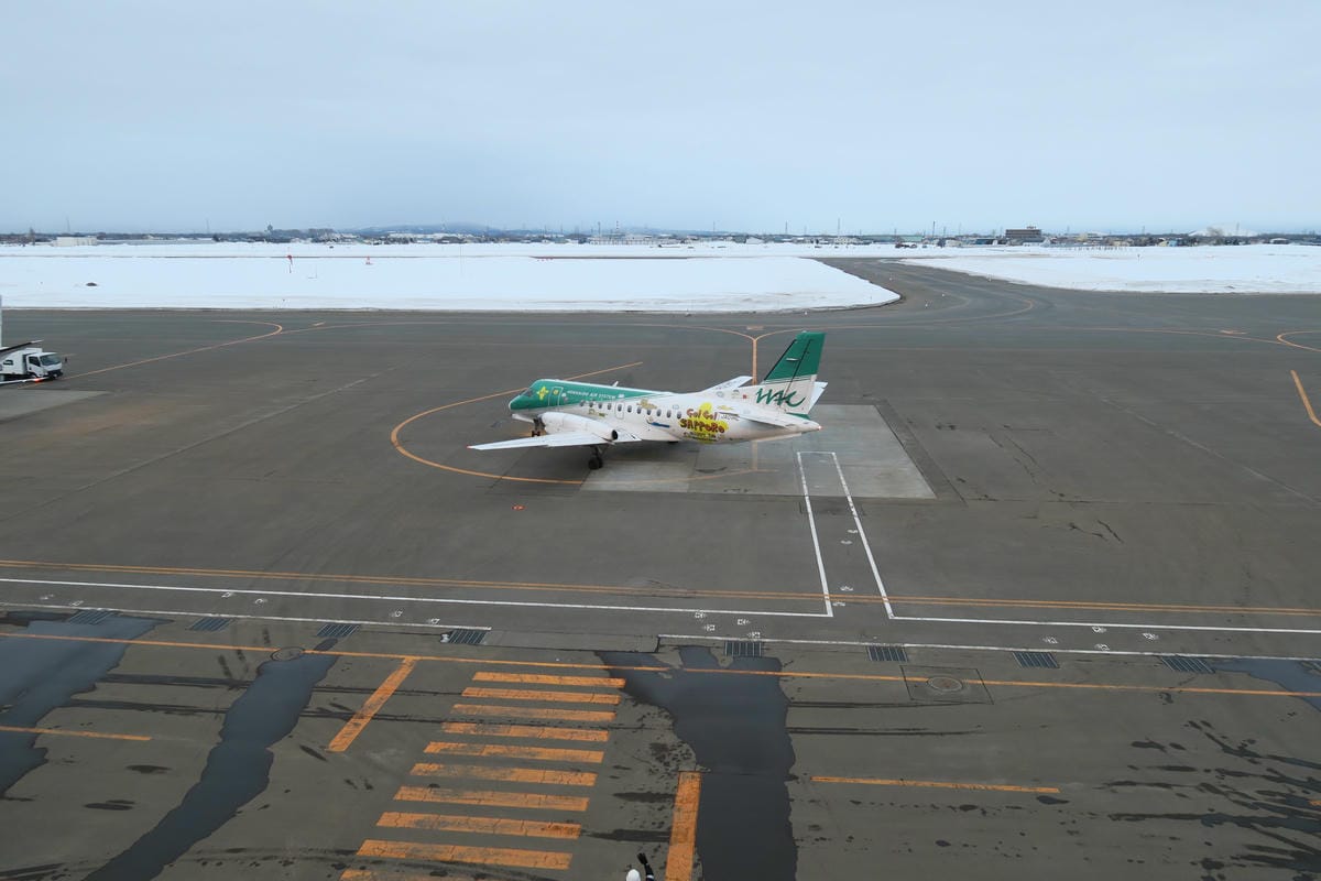 【日本】札幌-函館 by 日航SAAB340B ＆ 丘珠空港