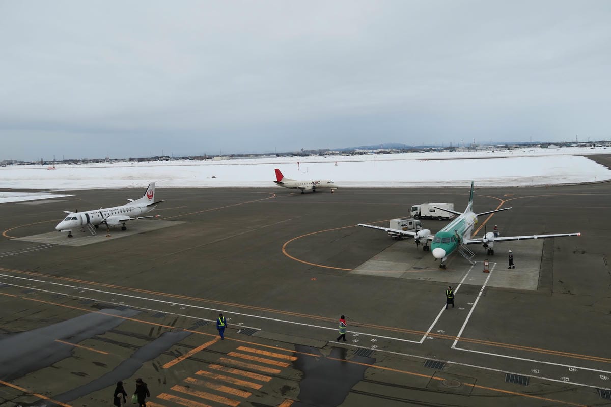 【日本】札幌-函館 by 日航SAAB340B ＆ 丘珠空港