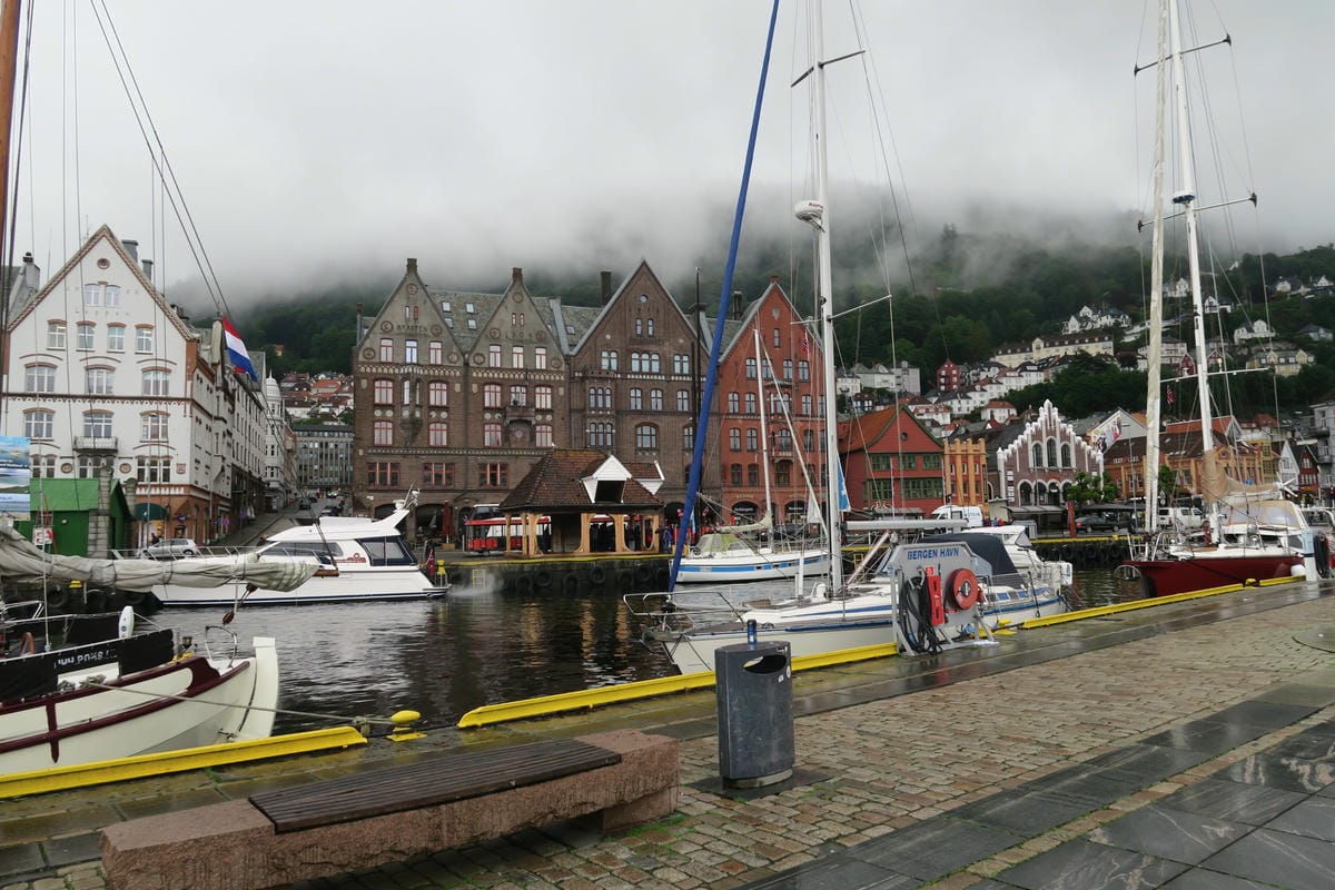 挪威峽灣自駕遊Day2-3 港都卑爾根（Bergen）穿梭在