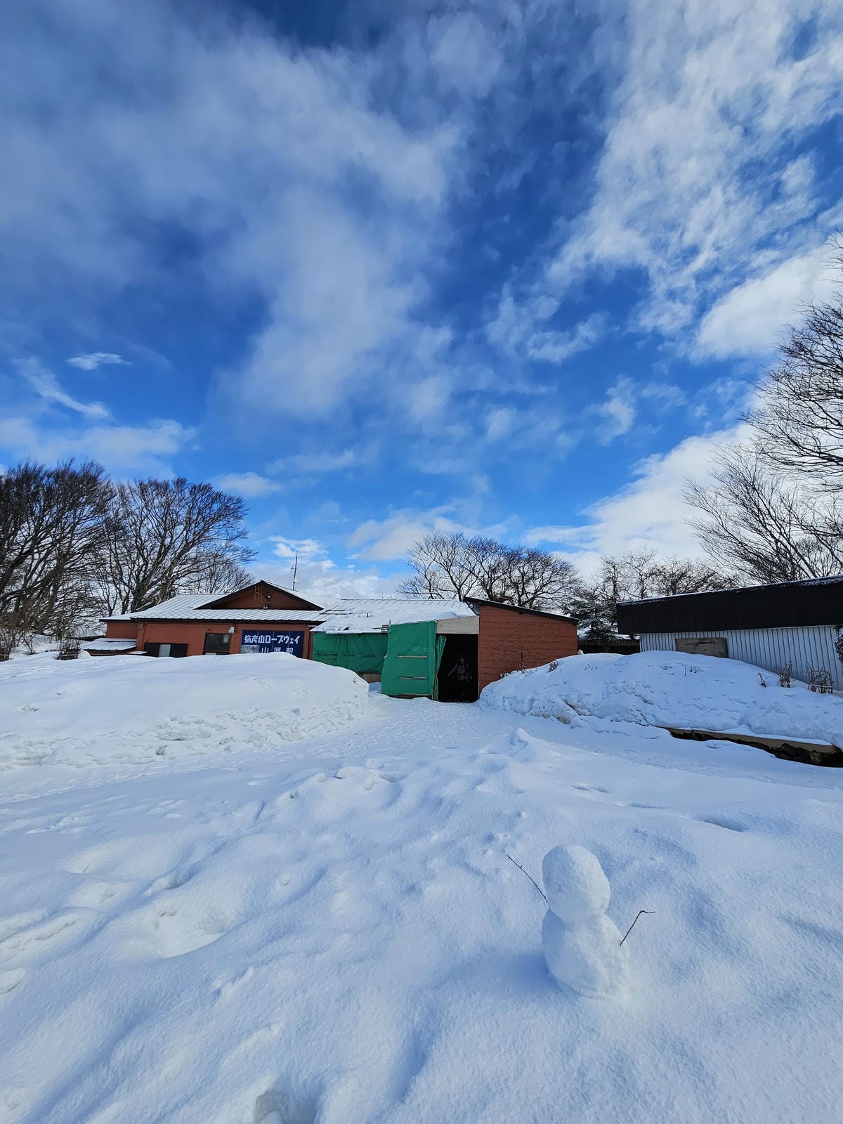 Day5-2 彌彥山頂遠眺日本海,風雨大雪&晴空萬里搭纜車一 Day5-2 彌彥山頂遠眺日本海,風雨大雪&晴空萬里搭纜車一