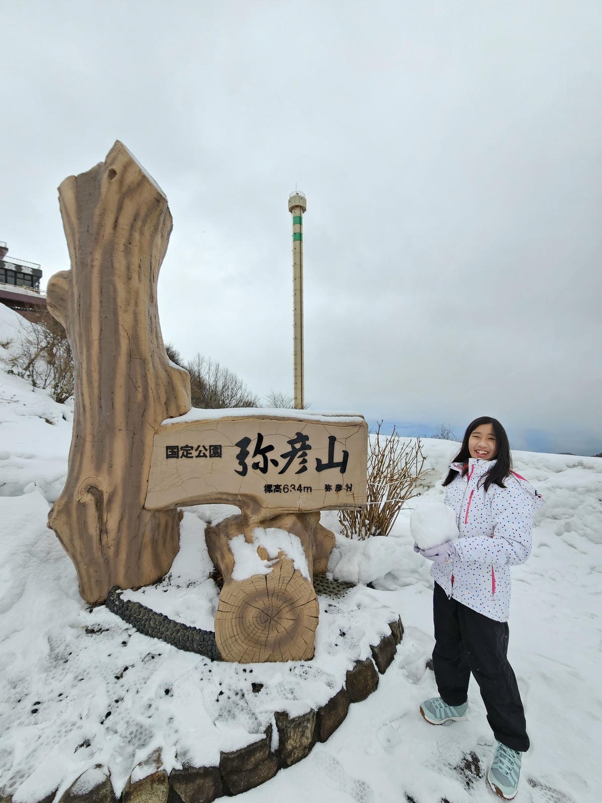 Day5-2 彌彥山頂遠眺日本海,風雨大雪&晴空萬里搭纜車一 Day5-2 彌彥山頂遠眺日本海,風雨大雪&晴空萬里搭纜車一
