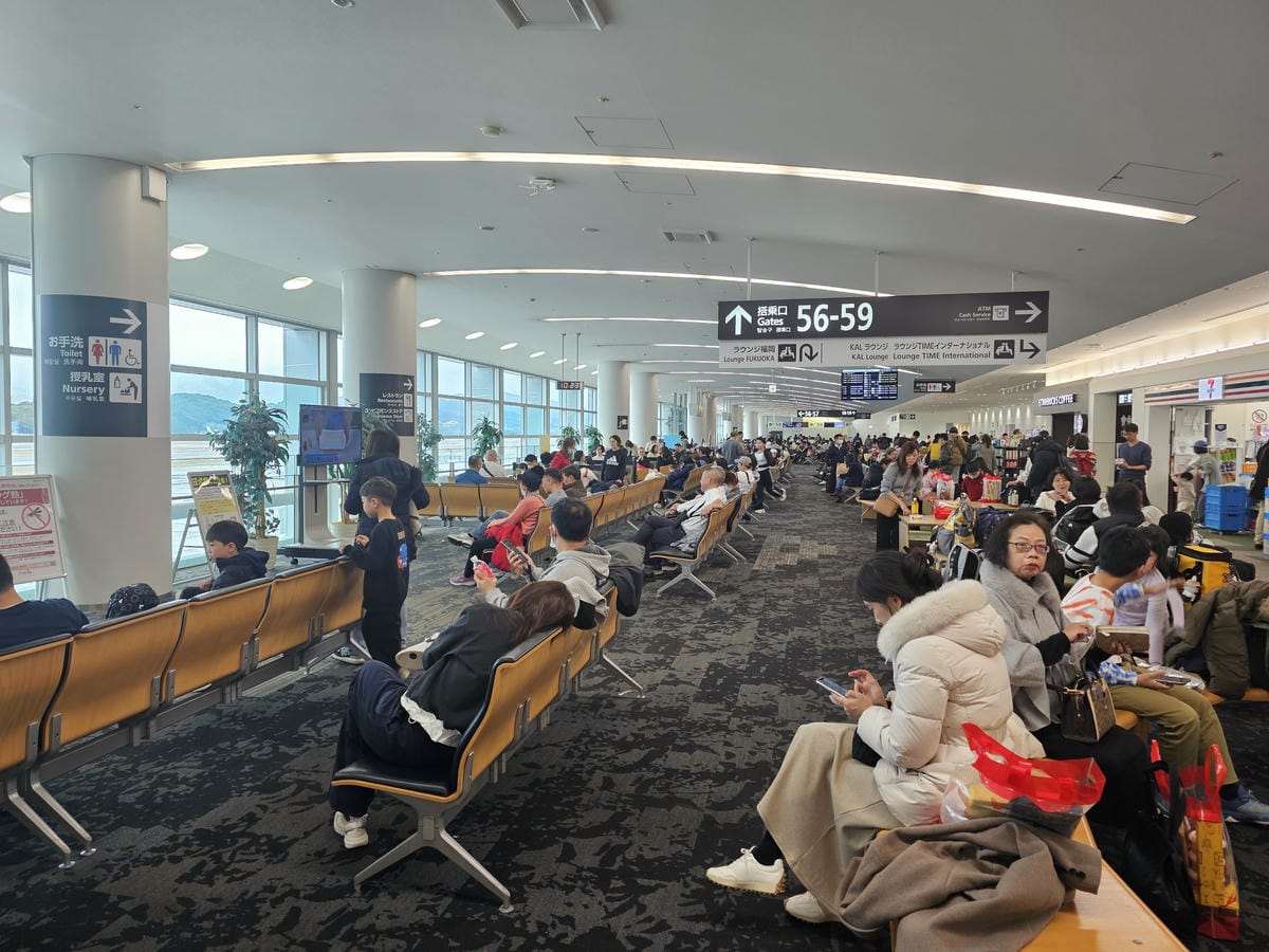 Day7 小年夜福岡空港回台灣啦 Day7 小年夜福岡空港回台灣啦