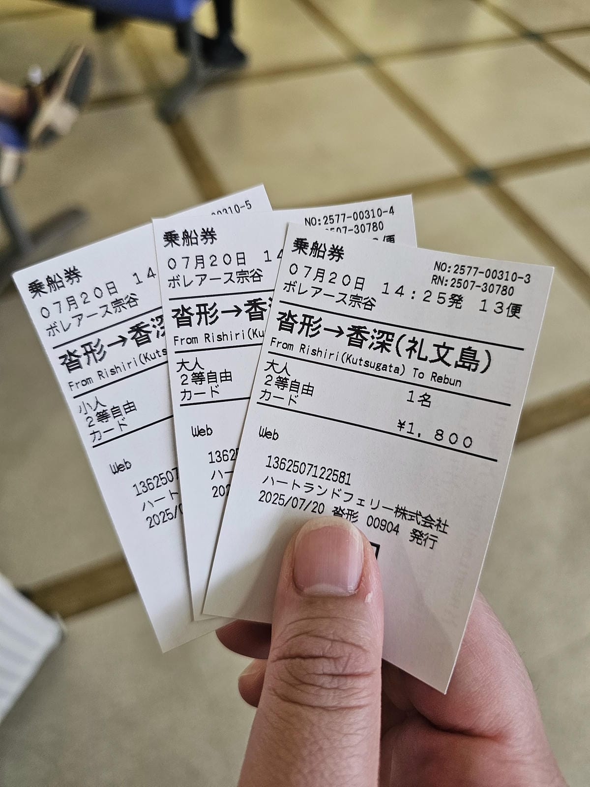 道北的離島搭船Ferry經驗分享 (利尻→禮文→稚內) 道北的離島搭船Ferry經驗分享 (利尻→禮文→稚內)