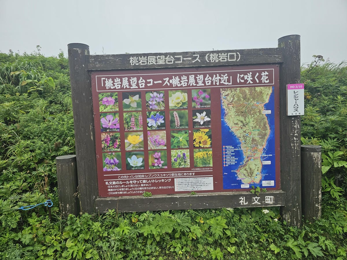 Day3-1 道北的離島 - 花之浮島禮文健行 : 桃岩展望 Day3-1 道北的離島 - 花之浮島禮文健行 : 桃岩展望