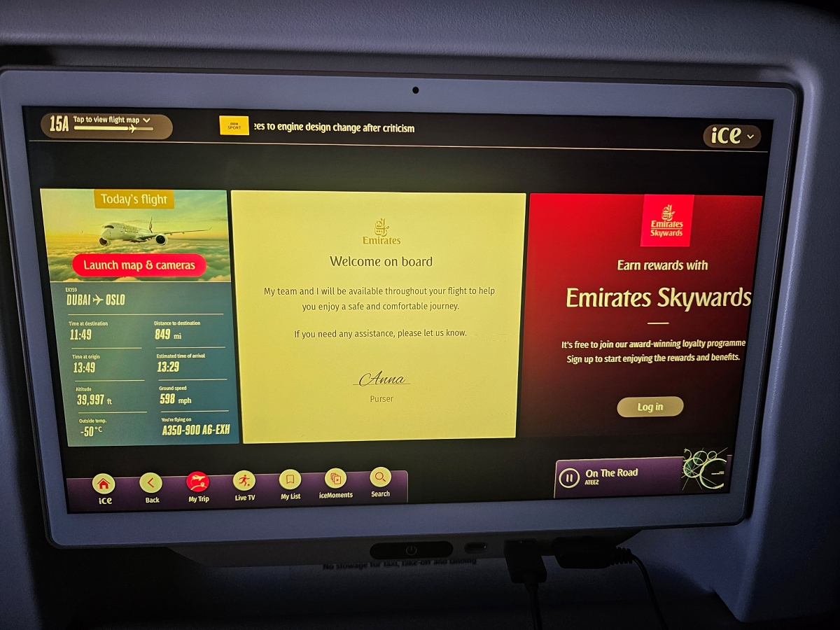 【飛行食記】杜拜(DXB)-奧斯陸(OSL) by 阿聯酋航空豪經艙(A350-900) - 第57張圖 【飛行食記】杜拜(DXB)-奧斯陸(OSL) by 阿聯酋航空豪經艙(A350-900)