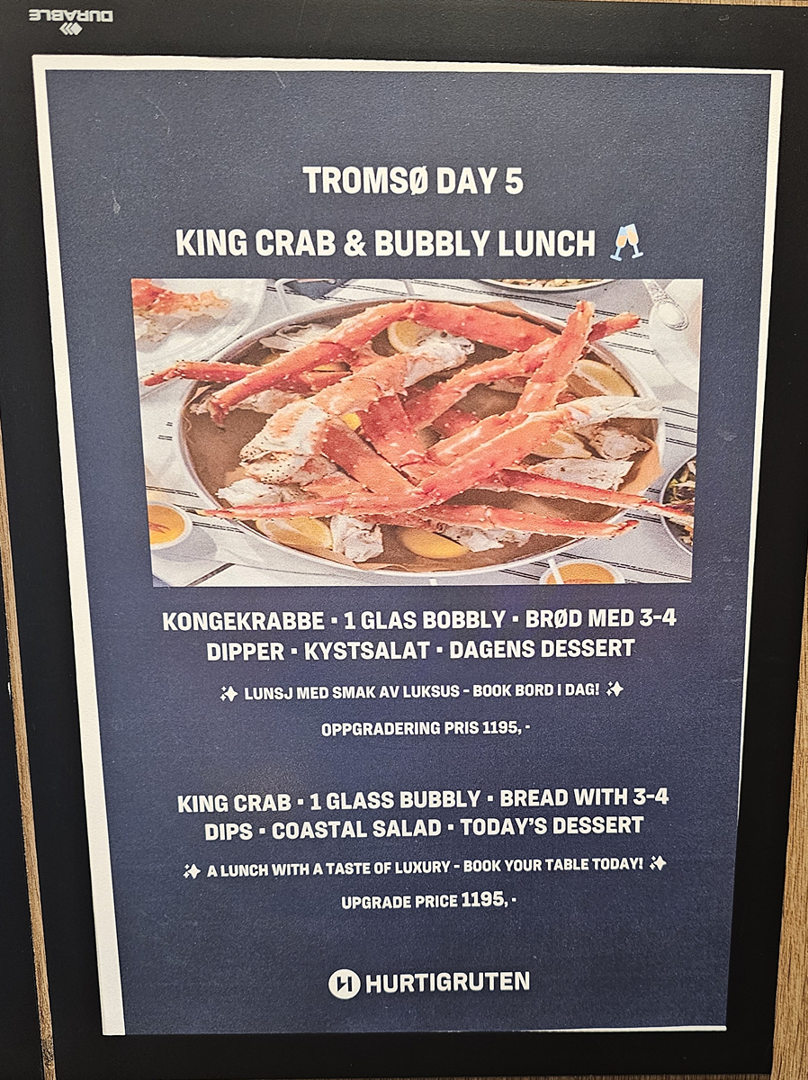 【太陽不打烊 挪威北極圈】 Day7-1 沿岸郵輪Hurtigruten:北緯 69°的海上午餐饗宴 - 第31張圖 【太陽不打烊 挪威北極圈】 Day7-1 沿岸郵輪Hurtigruten:北緯 69°的海上午餐饗宴