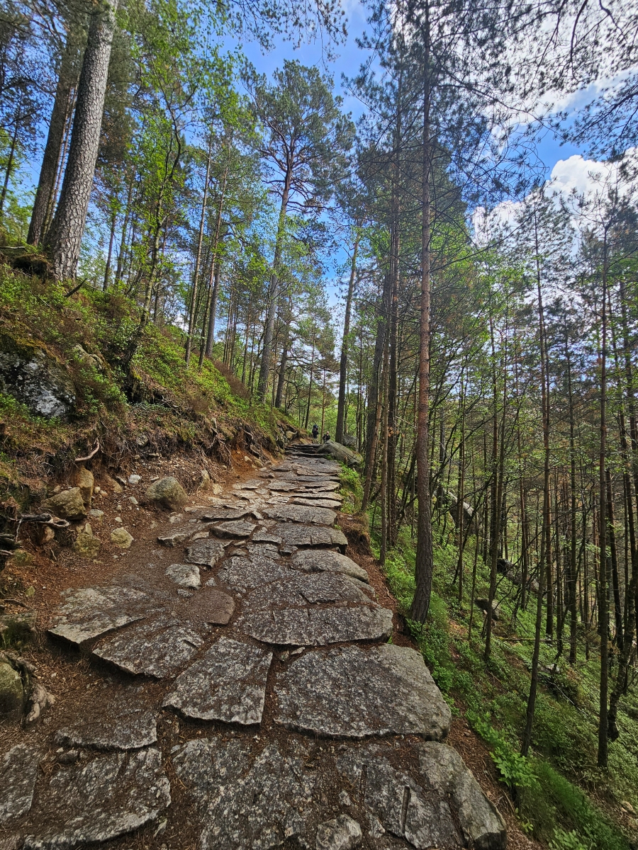 【太陽不打烊 挪威北極圈】 Day9-2 雙腳征服聖壇岩(Preikestolen):峽灣為背景,萬丈絕壁都是我們的伸展台 - 第26張圖 【太陽不打烊 挪威北極圈】 Day9-2 雙腳征服聖壇岩(Preikestolen):峽灣為背景,萬丈絕壁都是我們的伸展台