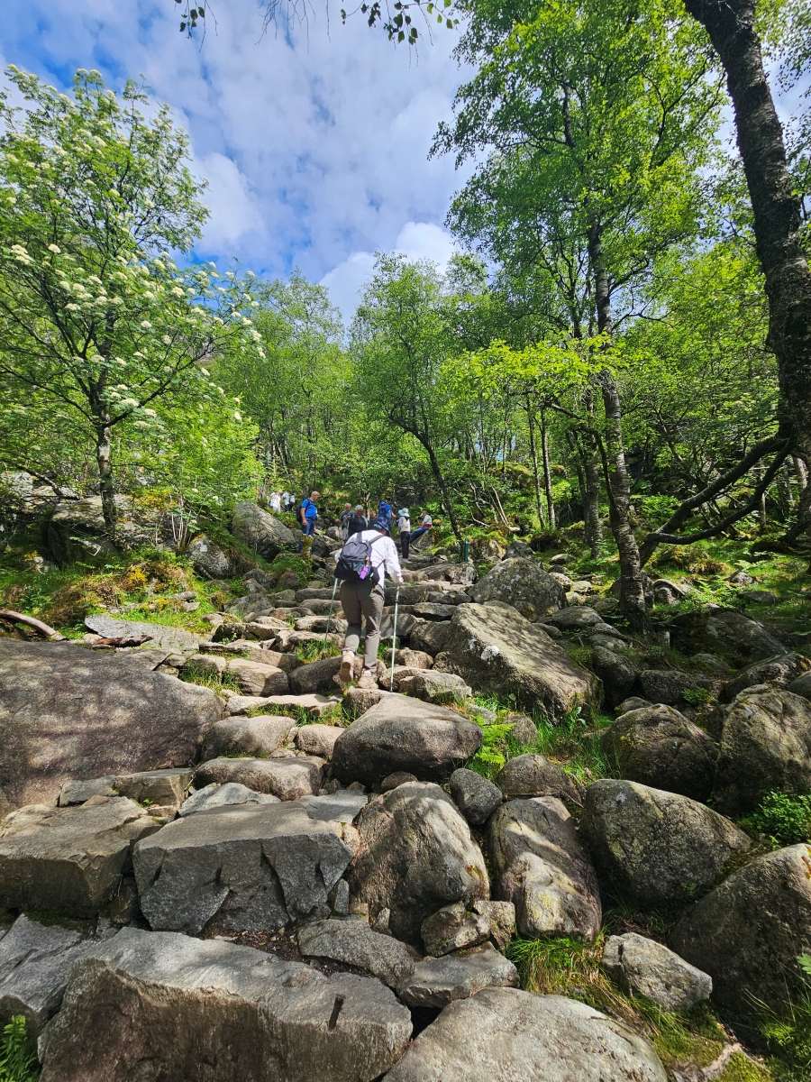 【太陽不打烊 挪威北極圈】 Day9-2 雙腳征服聖壇岩(Preikestolen):峽灣為背景,萬丈絕壁都是我們的伸展台 - 第44張圖 【太陽不打烊 挪威北極圈】 Day9-2 雙腳征服聖壇岩(Preikestolen):峽灣為背景,萬丈絕壁都是我們的伸展台
